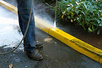 Commercial pressure washing service, AC Moate Industries